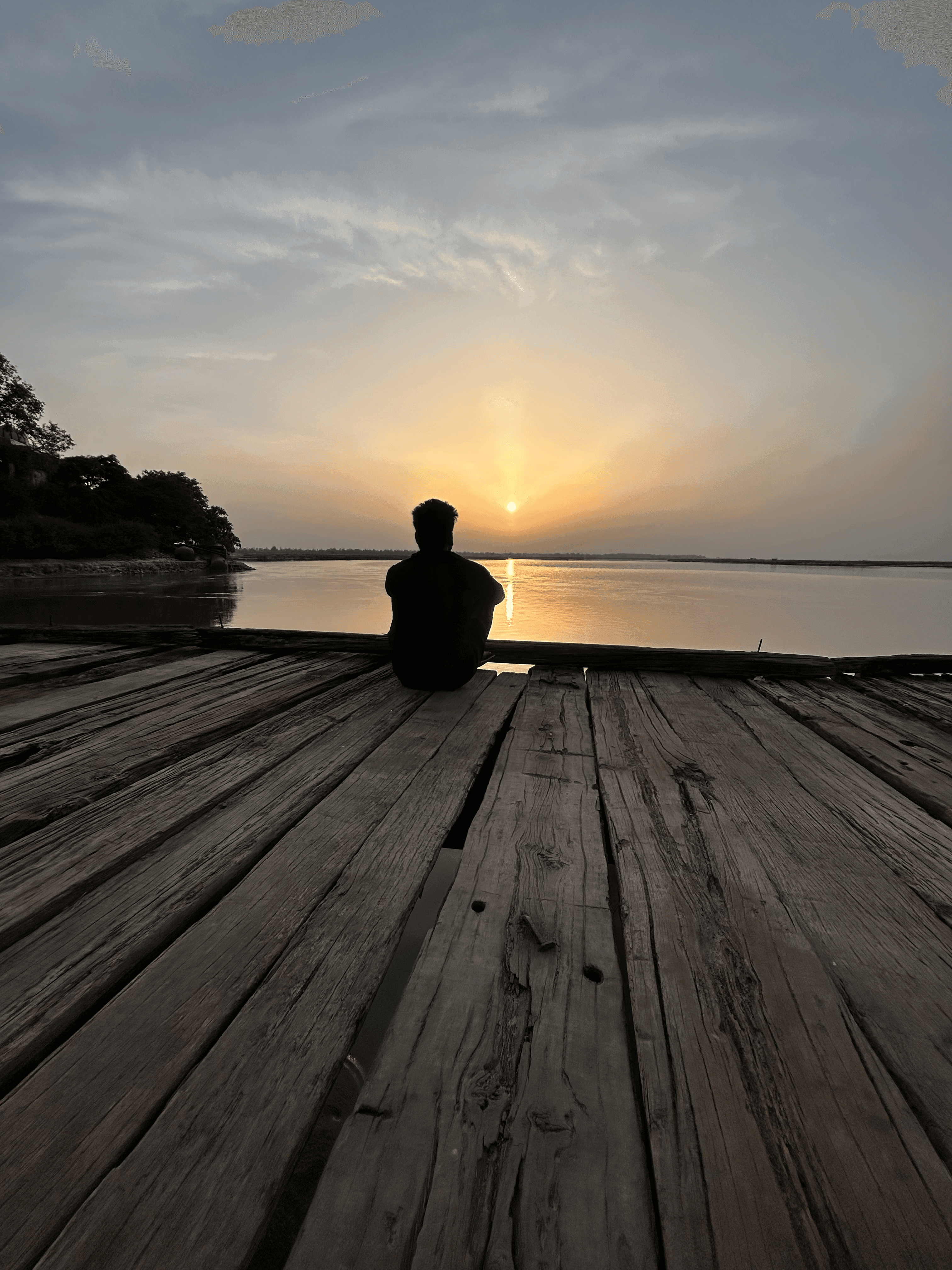 Watching sunset